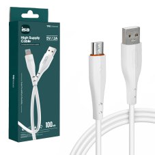 Кабель X7 USB на MicroUSB 1m 2A ISA белый